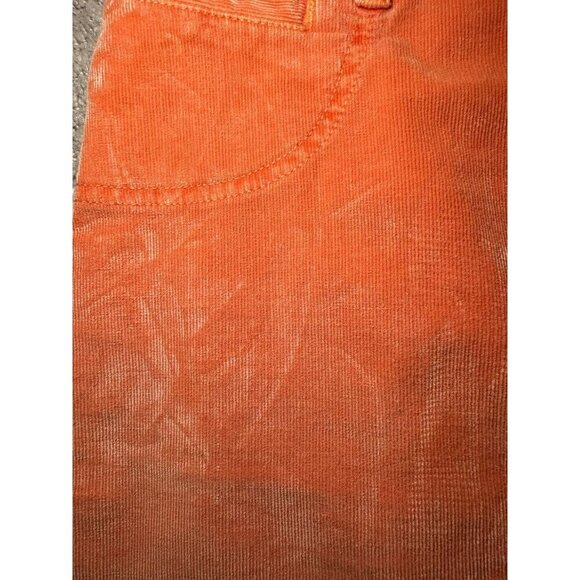 Dead Sexy Long Rusty Orange Corduroy Skirt Size Small - Picture 5 of 7